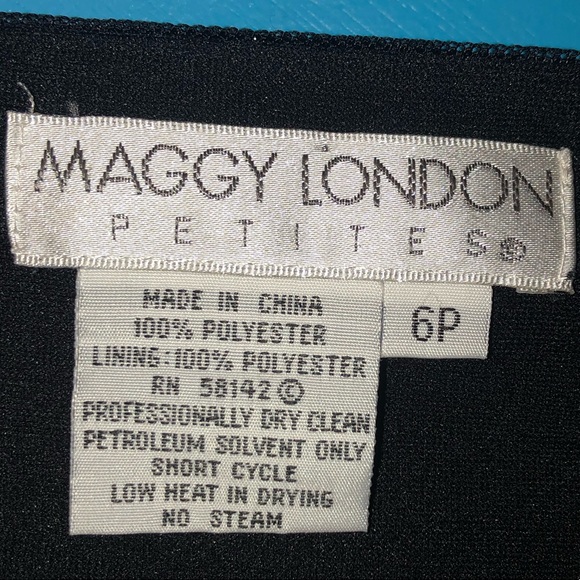 Maggy London Beautiful Sequined Little Black Dress - Picture 3 of 9